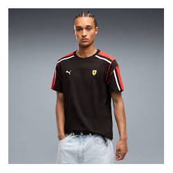 T-SHIRT FERRARI MT7 BLACK