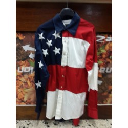CAMICIA WESTERN BLU